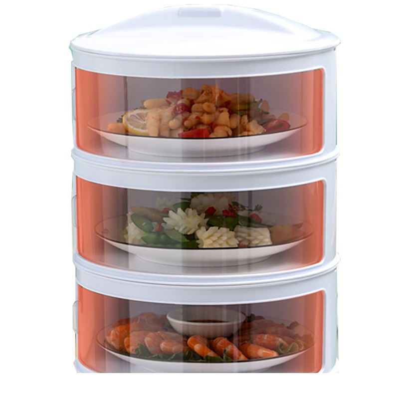 家用多层折叠滑门饭菜保温柜