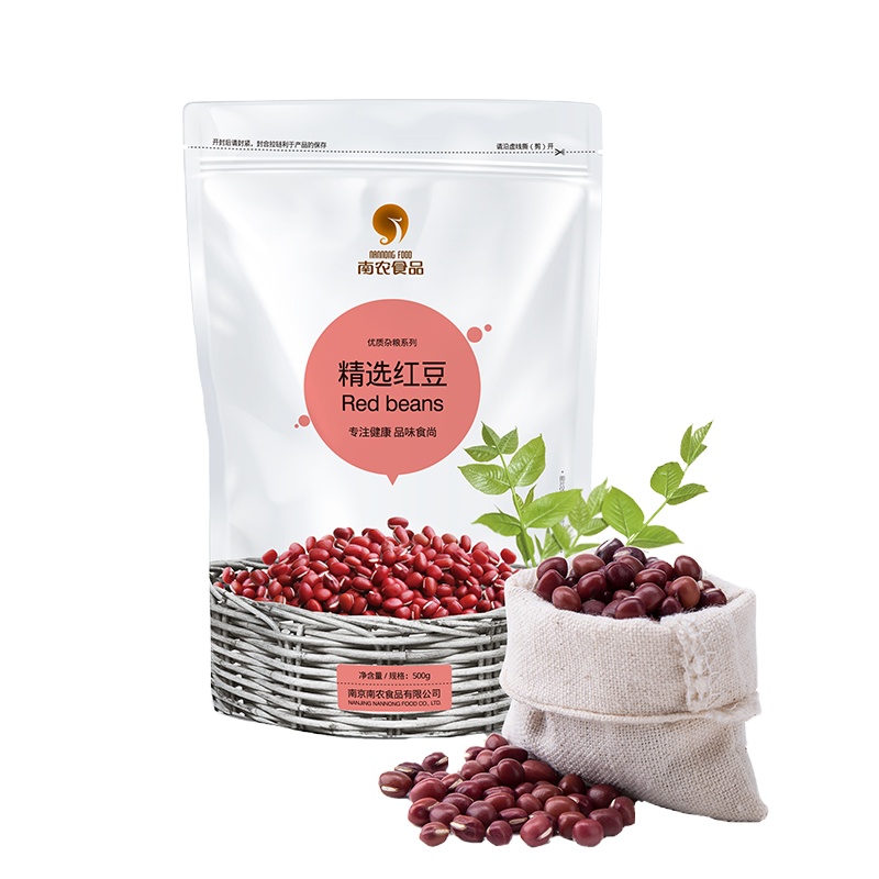 南农食品 精选红豆500g 五谷杂粮
