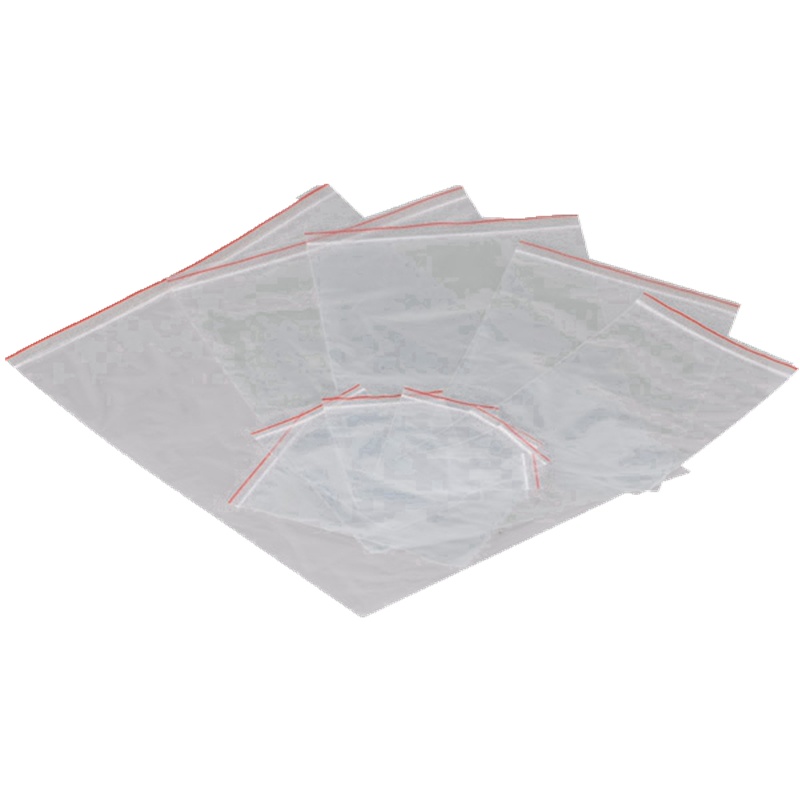 史泰博 YD 办公用品自封袋100*140mm 100只 透明密封包装袋自粘带