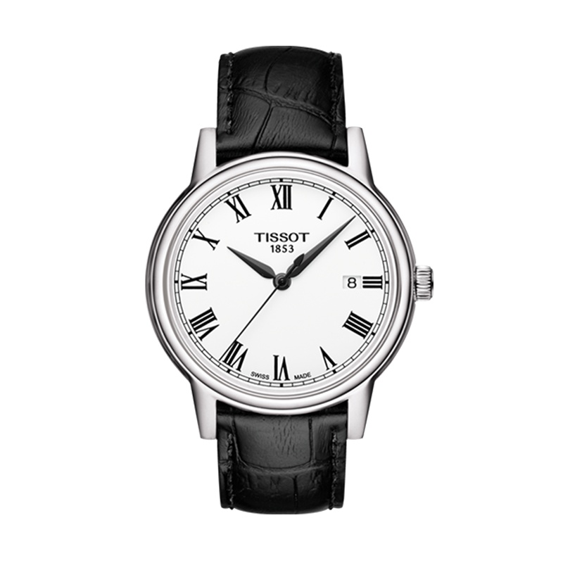 天梭(TISSOT)瑞士手表 卡森系列复古皮带男士石英表T085.410.16.013.00