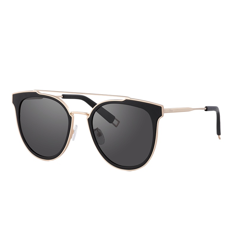 [帕莎]偏光太阳镜圆脸小脸墨镜女时尚复古大框眼镜潮