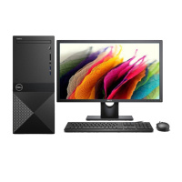 戴尔(DELL)成就V3070-13N8 商用台式套机+21.5寸(i3-8100-4G-1T 无光驱 win10)