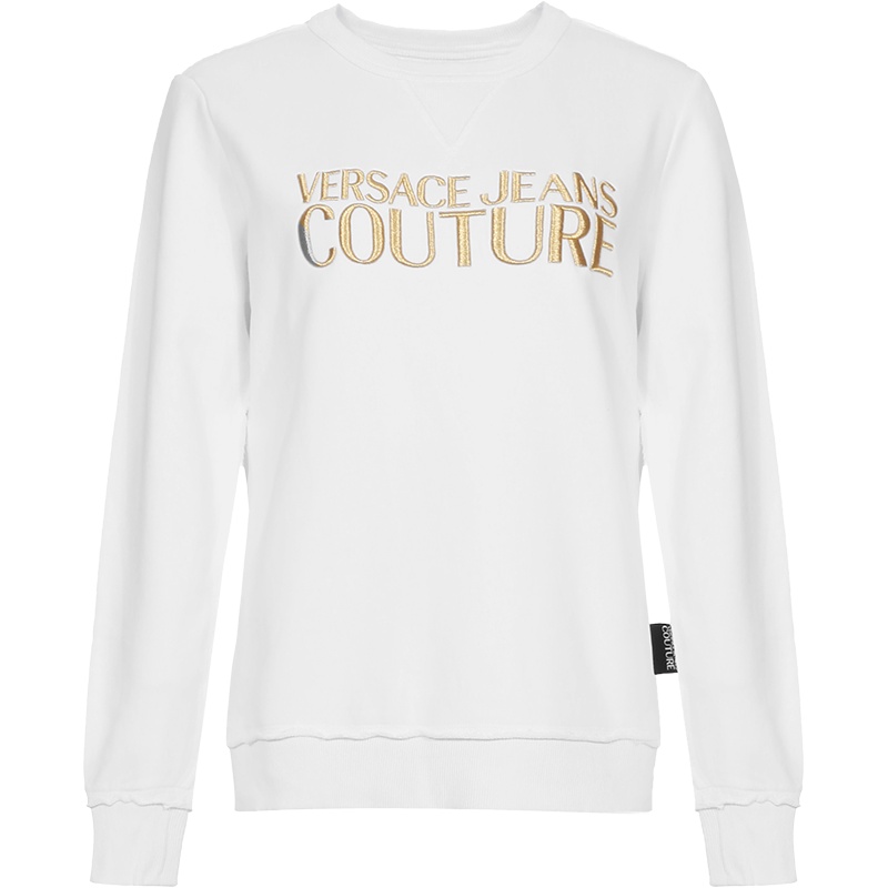 VERSACE JEANS COUTURE 范思哲 女士 棉质圆领长袖卫衣运动衫 B6HVA72T 30318