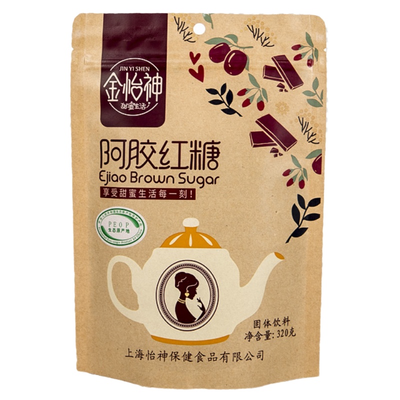 金怡神阿胶红糖姜茶阿胶红枣姜茶古法熬制红糖姜茶袋装320g