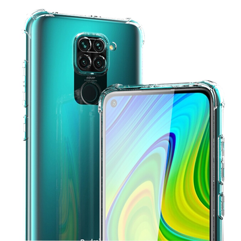 ESCASE 红米note9手机壳保护套redmi防摔全包气囊简约时尚有挂绳孔软壳女男外壳proES-iP9系列透明