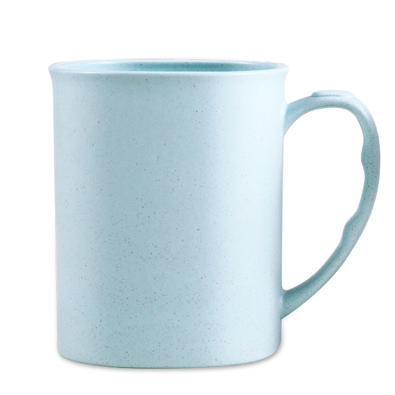 绿之源 洗漱杯小麦漱口杯子 情侣牙刷杯牙具杯成人儿童便携式杯子男女通用牙杯出差塑料牙缸单只装颜色随机