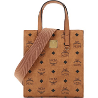 MCM 奢侈品 男女中性 Visetos Klassik系列涂层帆布手提单肩斜挎包迷你款 MMTAAKC02