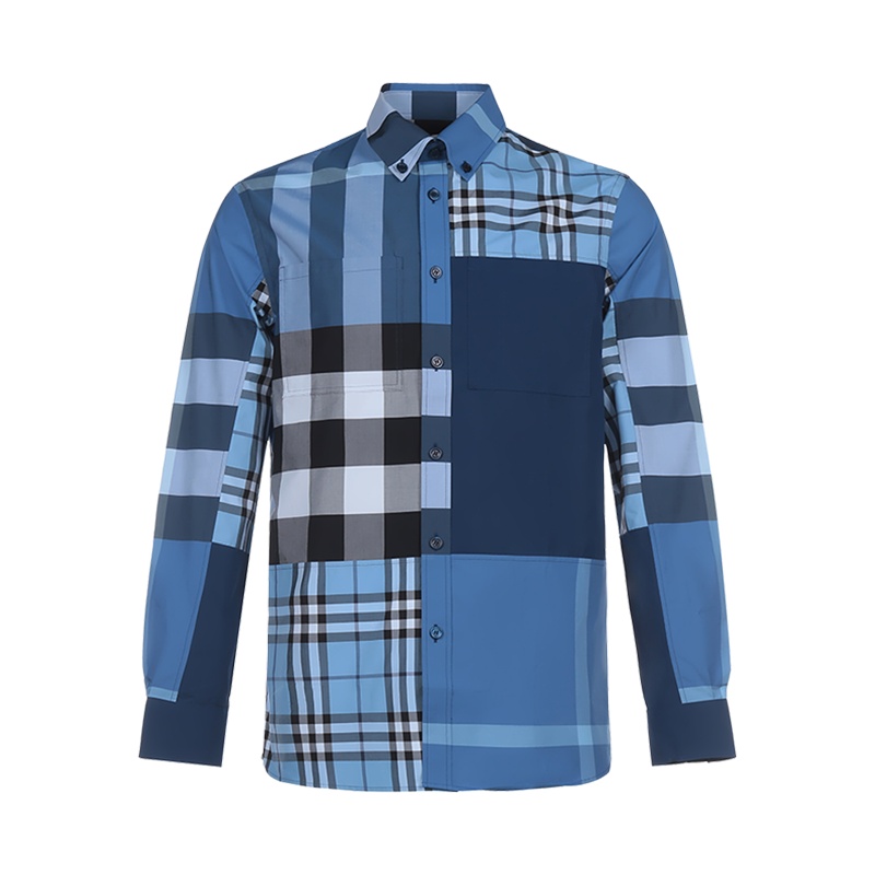 博柏利 BURBERRY 男款 棉质长袖衬衫80386551