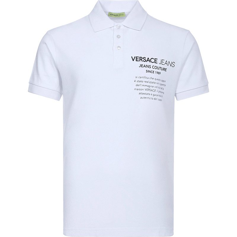 Versace JEANS 范思哲 奢侈品 男士棉质短袖POLO衫 B3GTB7P2 36571