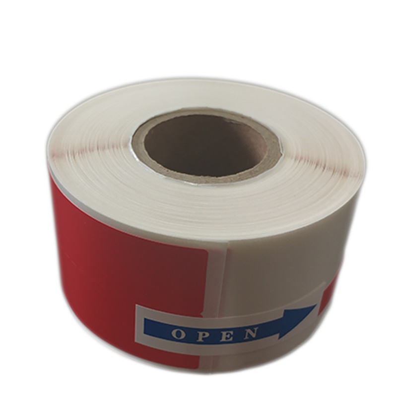 开仰（KAIYANG）P-50-R-01 F型尾签不干胶标签45*30+50mm/150片/卷 红色