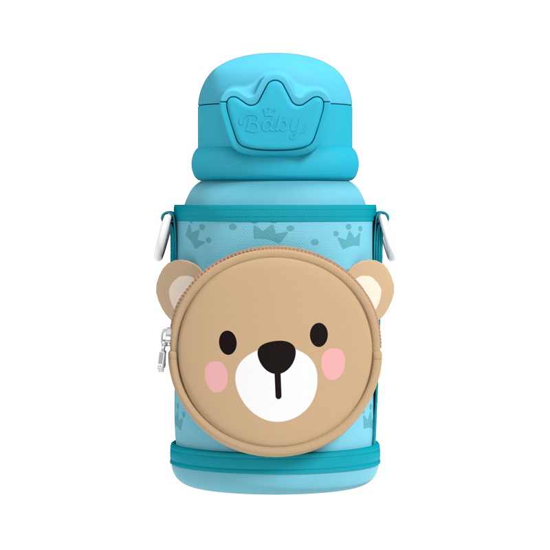 ALL-JOINT优仅儿童保温杯带吸管女幼儿园男宝宝小学生便携水杯水壶