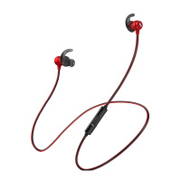 JBL T280BT金属钛振膜入耳式颈挂式蓝牙无线耳机运动耳机 红色