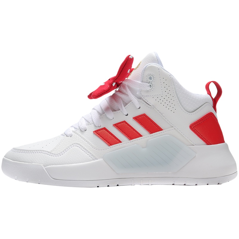 adidas阿迪达斯NEO女鞋新年款米妮联名运动鞋板鞋FW7017