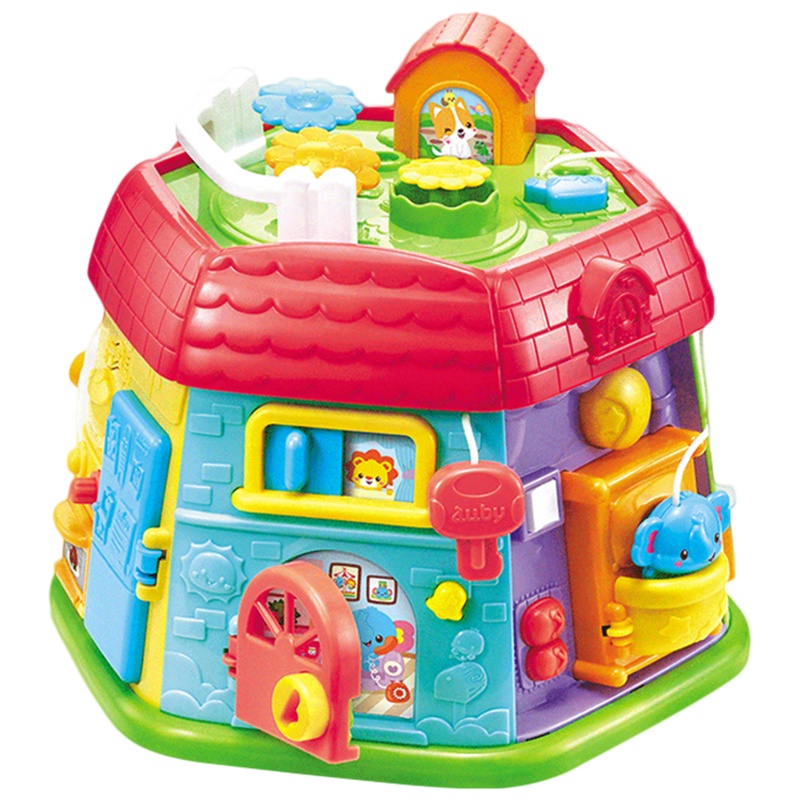 新款澳贝探索生活体验馆461575 游戏桌玩具台早教7面场景多功能