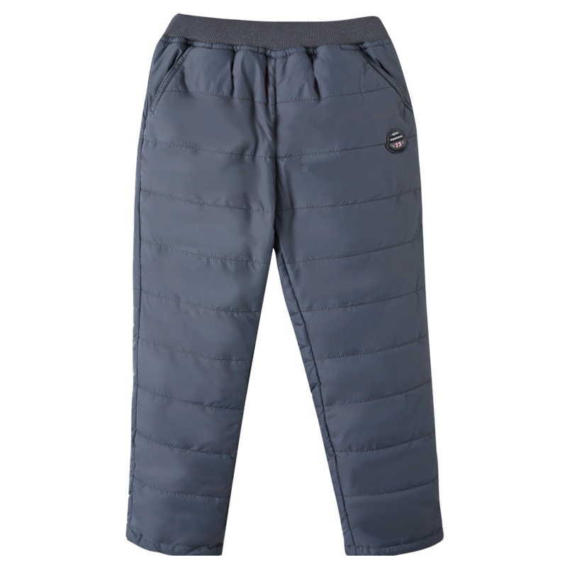 铅笔俱乐部童装2019冬季新款男童棉裤中大童防风裤子儿童保暖长裤