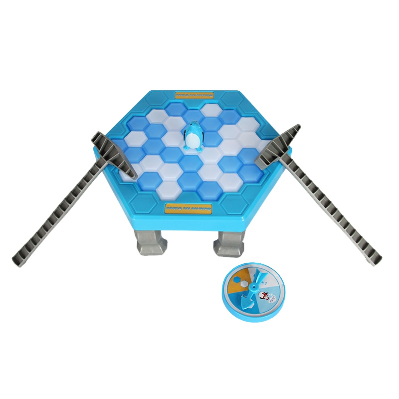 优佩儿桌面游戏企鹅破冰块拆墙积木拯救企鹅敲打敲冰亲子互动整蛊玩具