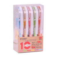 现代美xdm6099修正带120m足米足码透明不断带涂改带创意可爱小学生用文具改正带清新10支/盒