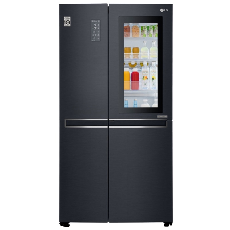 商场同款LG冰箱S649MC79A 家用675升对开门+透视窗变频双风系电冰箱 多维风幕 主动式抑菌 门中门