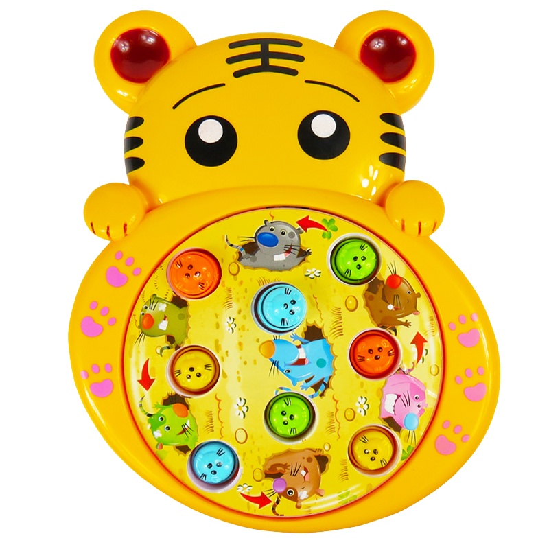 宝贝趣打地鼠玩具儿童宝宝益智玩具早教敲打电动玩具亲子0-3岁