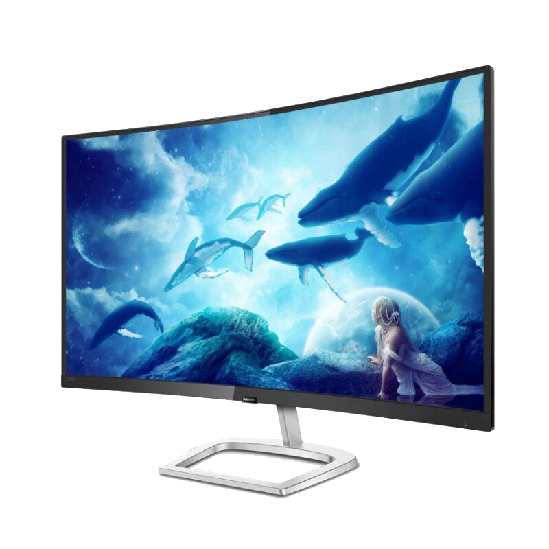 飞利浦(PHILIPS) 248E9QSB显示器24英寸曲面液晶高清游戏家用显示吃鸡屏