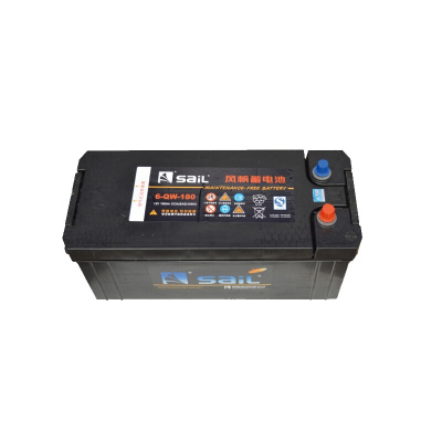 风帆电瓶 蓄电池 6-QW-180A 适配万山WS2400 泰安TA4360 TA5150 TA4410