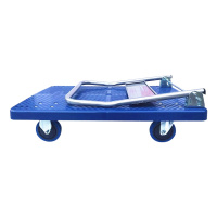 白云企业定 制平板车手拉折叠搬运小拖车 60*90cm承重约600斤