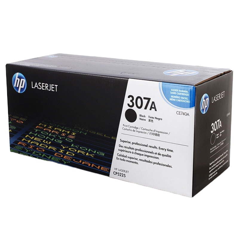 惠普(HP) CE740A 307A 黑色原装 LaserJet 硒鼓 (适用LaserJet CP5220)·