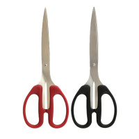 得力(deli)210mm办公家用生活剪刀(大号) 1把 办公用品 颜色随机6010