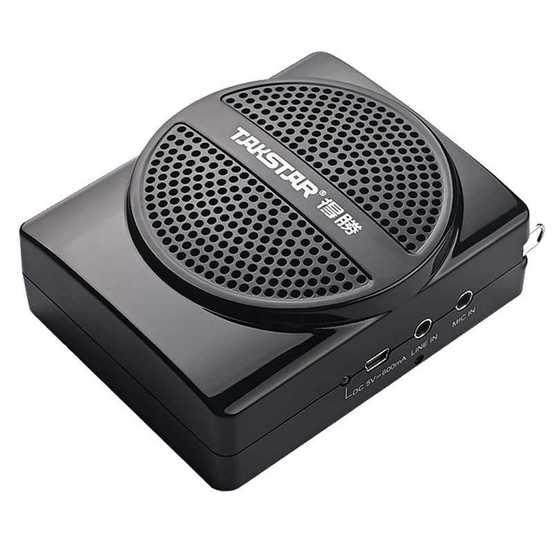 得胜 E136 教师专用小蜜蜂扩音器 黑色无线版 便携式扩音机播放器送话器 教师导游摆摊叫卖专用 三色可选