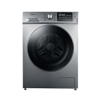 美的(Midea) 10公斤直驱变频滚筒洗衣机 真丝柔洗巴赫银 MG100-1463DY