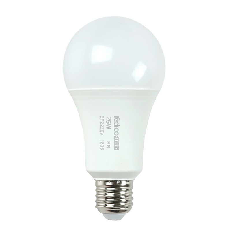 红壹佰 A3-3 25W E27 6500K LED 小球泡 螺口圆灯泡 10只装