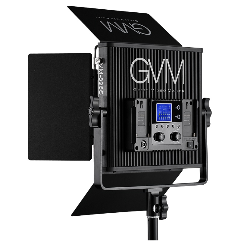 GVM896S摄影LED补光灯 微电影广告影视灯 演播室内采访打光灯