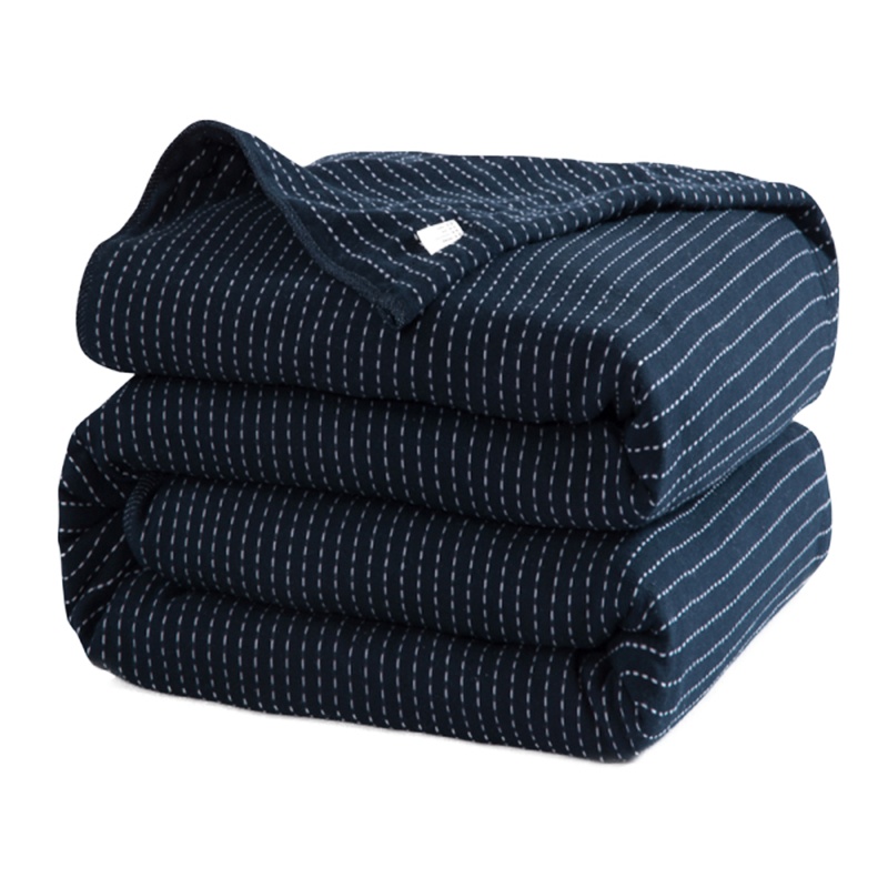 唛乐斯Mallas毛巾被 全棉水洗棉空调夏被 色织水洗棉提花夏凉被