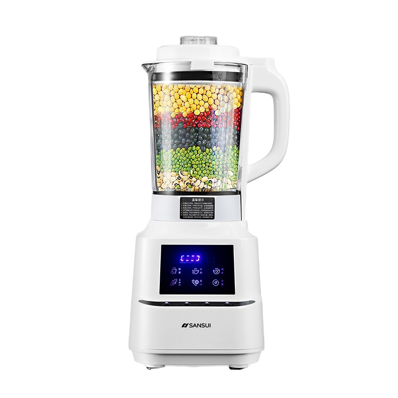 山水 家用智能破壁机FD-638 1.2L大容量高硼硅玻璃触摸按键操作24小时预约定时