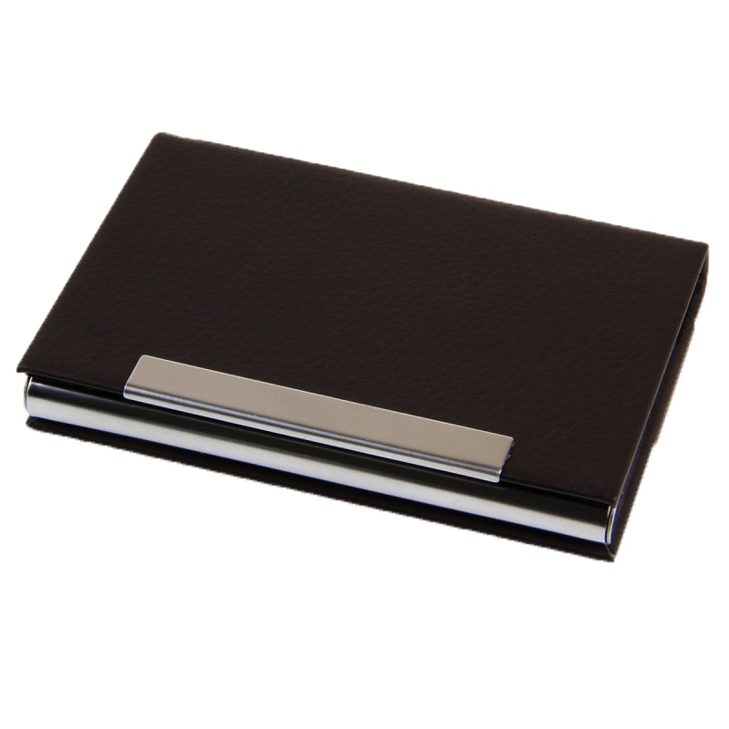 得力(deil)7628名片夹 加厚款/黑色/约22张