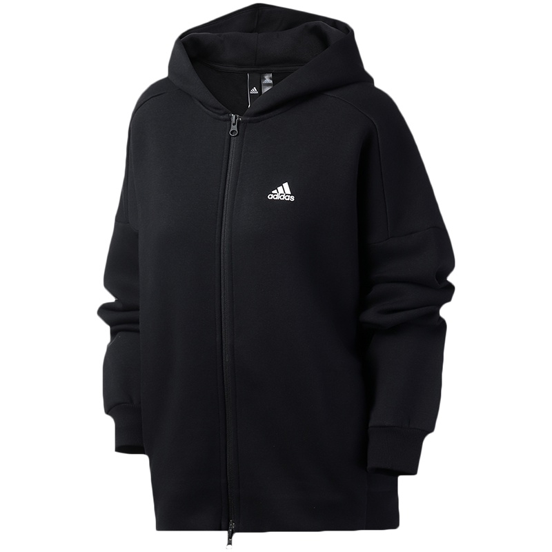 阿迪达斯女服夹克外套连帽开衫休闲运动服ED1515