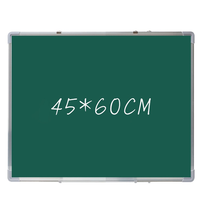 齐富(QIFU)单面磁性绿板45*60cm 粉笔书写教学家用留言板儿童家用绿板教学儿童写字练习板儿童家用软绿板白板