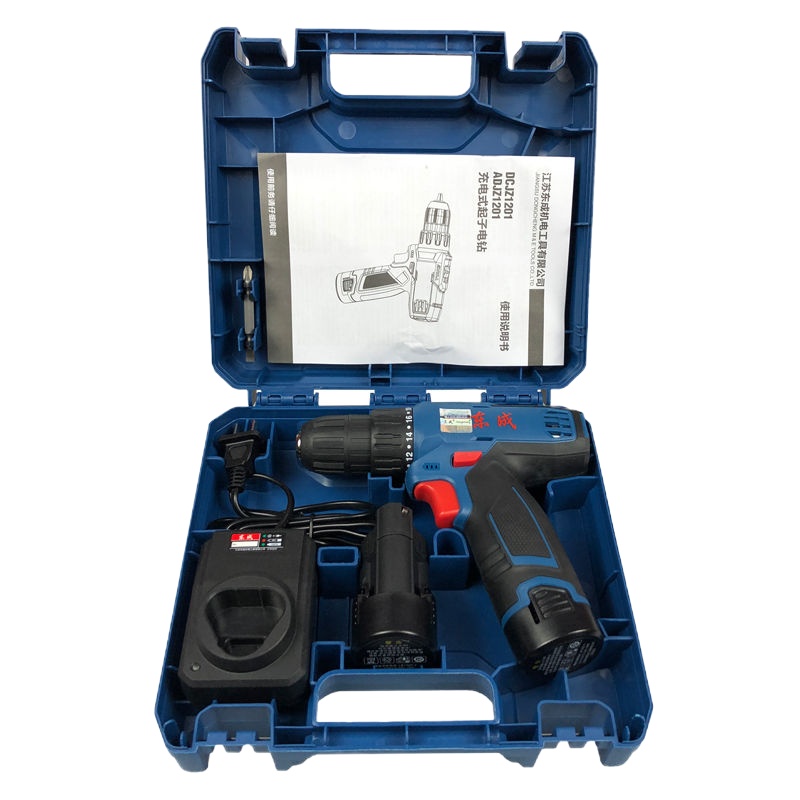 东成充电手钻12v手电钻DCJZ1201E锂电钻多功能起子东城电动螺丝刀