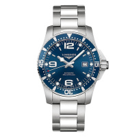 浪琴 LONGINES 康卡斯潜水系列钢带 运动时尚男士机械表 男表L3.742.4.96.6