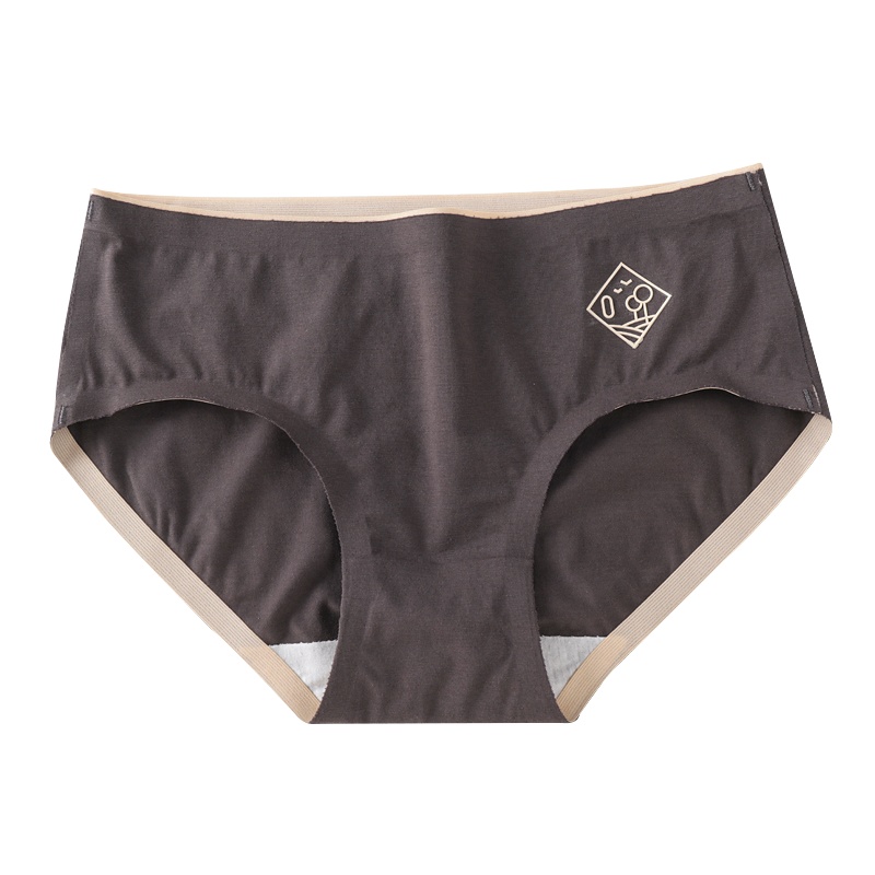 北极绒4条装内裤女棉无痕透气中腰薄款少女日系三角裤女