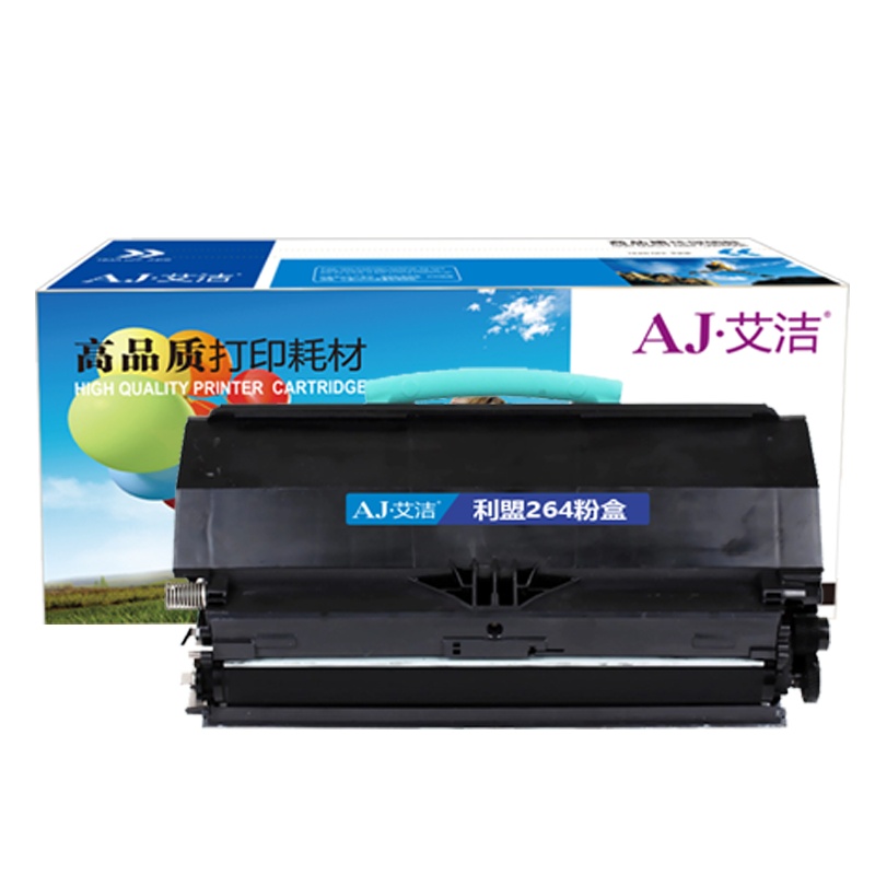 艾洁 利盟X264粉盒 适用利盟X264DN X363DN 364DN 364DW打印机碳粉盒 X264A11G