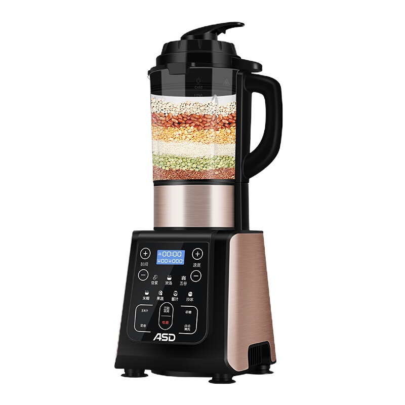 爱仕达（ASD）AJ-L80E116破壁机 多功能家用 加热破壁料理机 搅拌机 辅食机 榨汁机 绞肉机