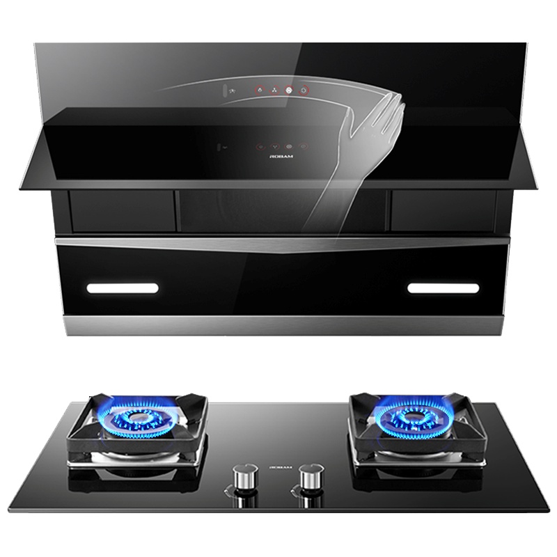 老板(ROBAM)烟灶消三件套装烟灶套餐27A5+36B5X+702X侧吸式触控式21立方大吸力抽油烟机天燃气灶消毒柜