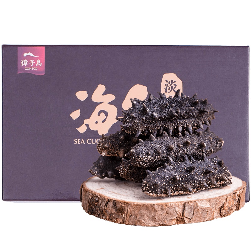 獐子岛 淡干海参50g 大连海参干货有机辽参刺参 20头以上