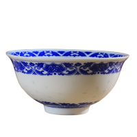 LICHEN 景德镇青花玲珑瓷器餐具 釉下彩陶瓷碗盘勺碟自由搭配 5英寸饭碗 一个