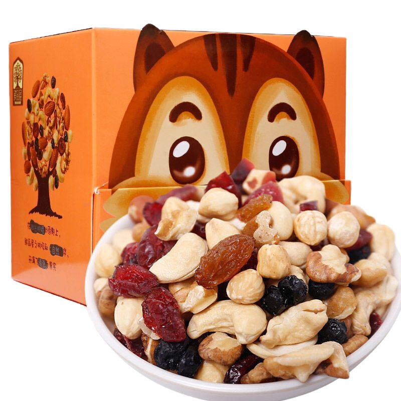 臻味189g天天坚果鼠来宝27g*7包