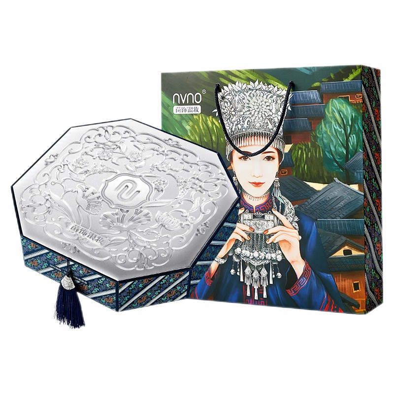 七夕情人节礼物送女朋友精致浪漫小惊喜雕花口红彩妆套装礼盒有意义生日礼物女生闺蜜特别高档的异地恋情侣老公送女友七夕节礼物