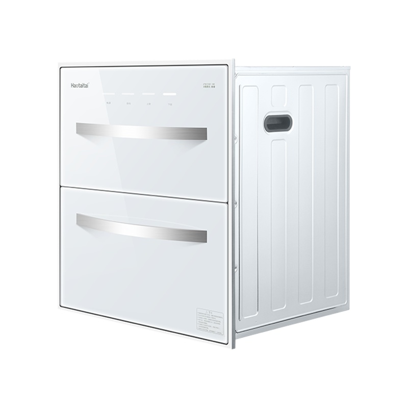 Haotaitai用心爱好太太消毒柜家用国标二星消毒柜嵌入式臭氧烘干消毒柜103消毒柜110L[白色时尚消毒柜]
