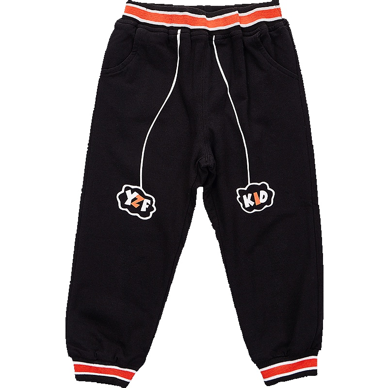 婴姿坊童装男童春装男孩薄款长裤子儿童宽松束脚裤韩版潮