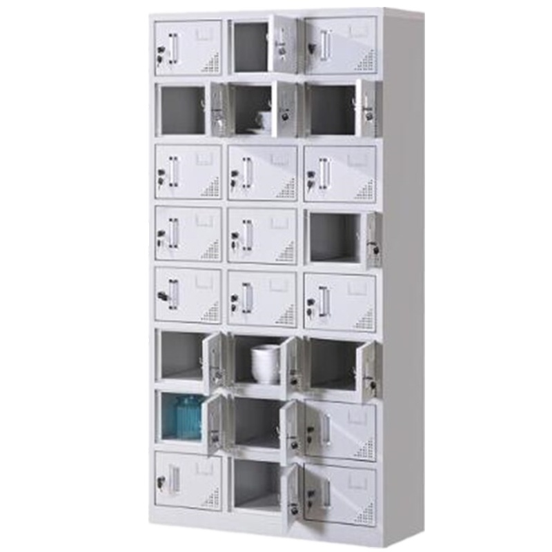 环杰更衣柜员工柜储物柜铁皮柜二十四门更衣柜